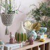 Hand-Painted Stoneware Bird