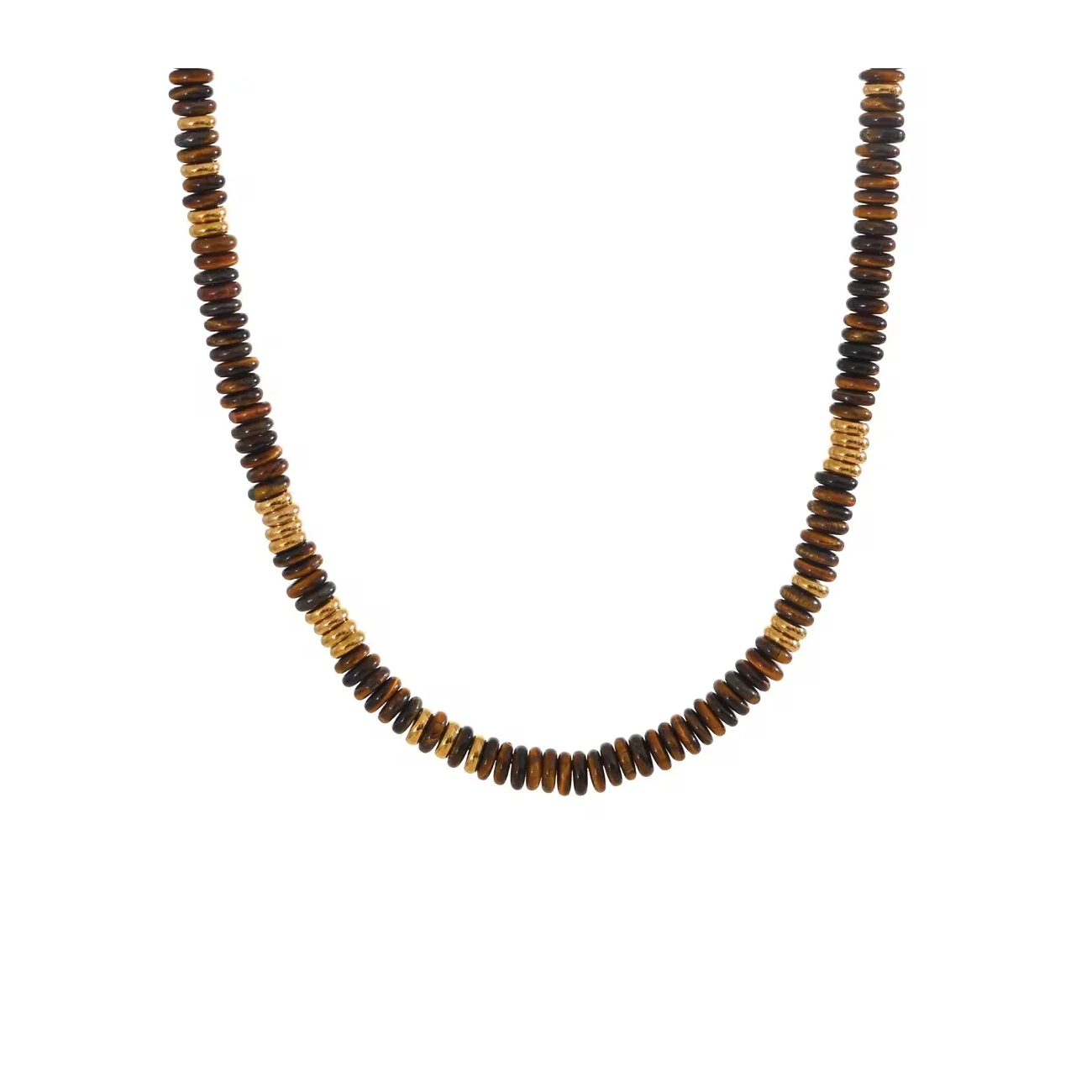 Sahira - Necklace - Tiger Eye Beaded