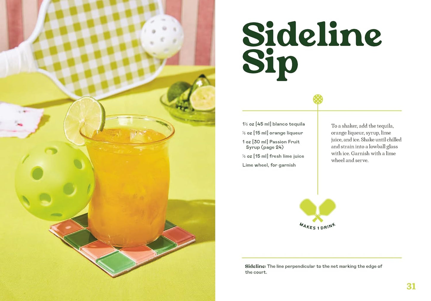 Dinks and Drinks: A Pickleball Cocktail Book - Findlay Rowe Designs