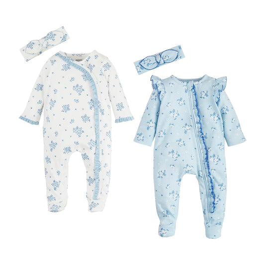 Mud Pie - Baby - Ditsy Floral Sleeper - 3-6Mo - Findlay Rowe Designs