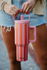 Katydid - Tumbler 40oz - Cabana Stripe - Findlay Rowe Designs