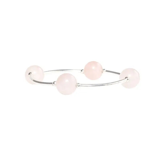 Made as Intended- 12mm Rose Quartz Blessing Bracelet