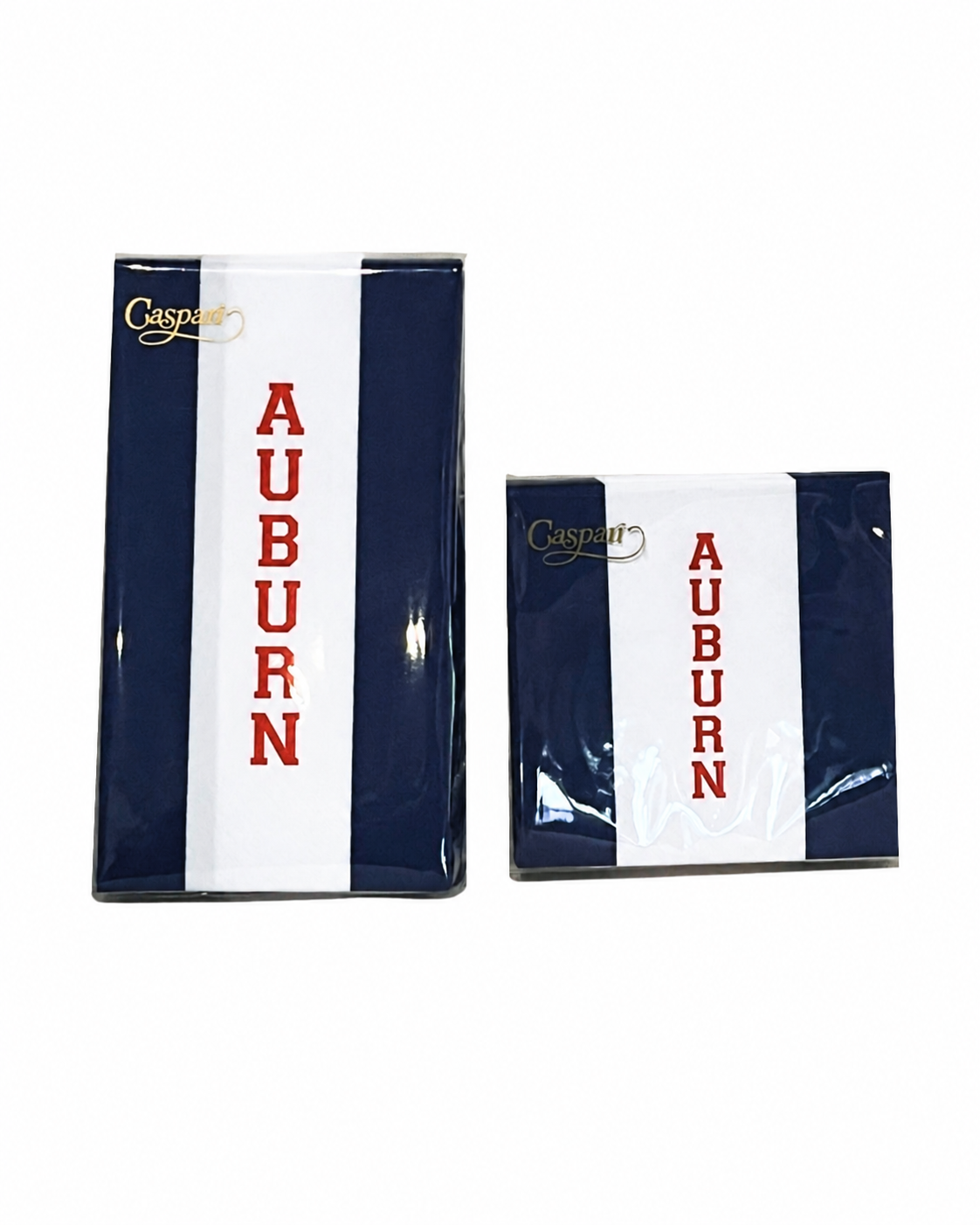 Caspari - Guest Towel Napkins - Gameday - Auburn