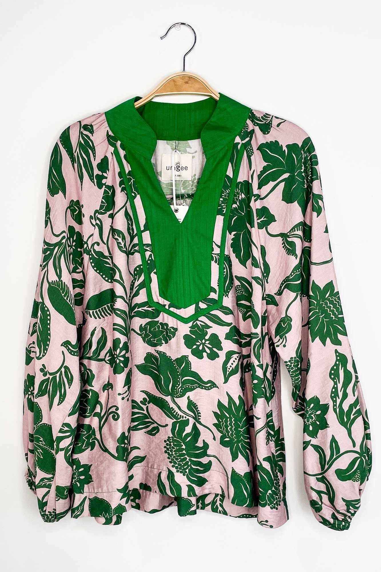 Umgee - Top - Floral Print Top - Pink Green - Findlay Rowe Designs