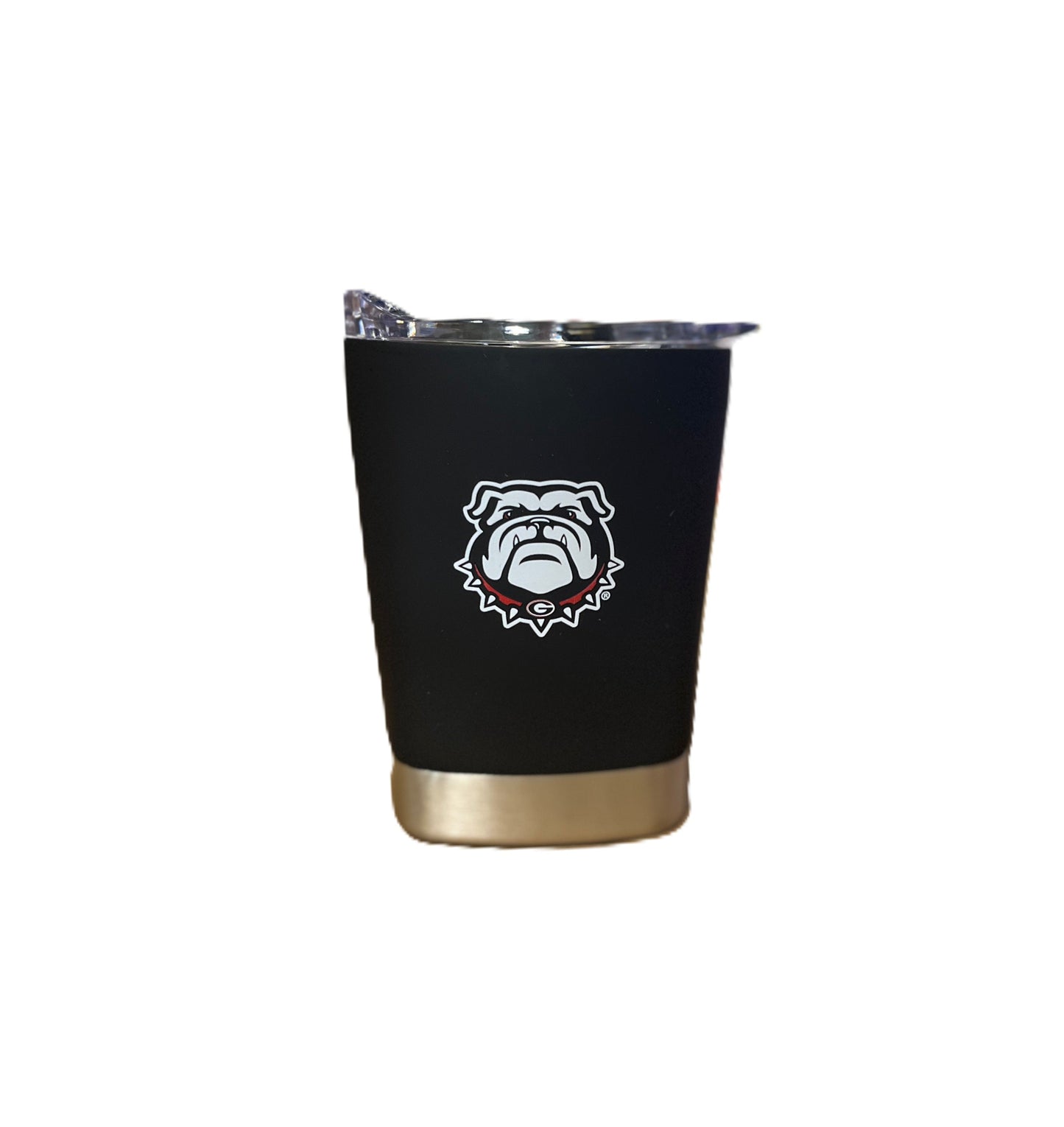 Fanatics - 12oz Stainless Low Ball Soft Touch Finish - Black - Georgia Bulldog