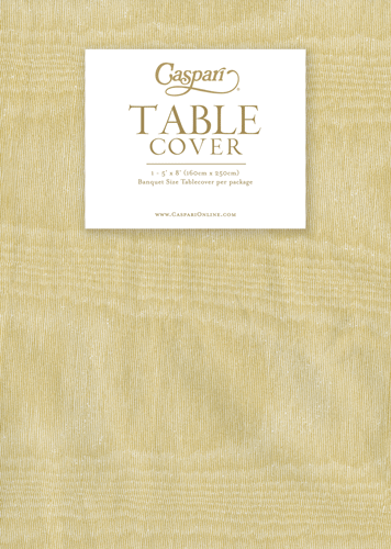 Caspari - Paper Tablecover - Moire Light Gold