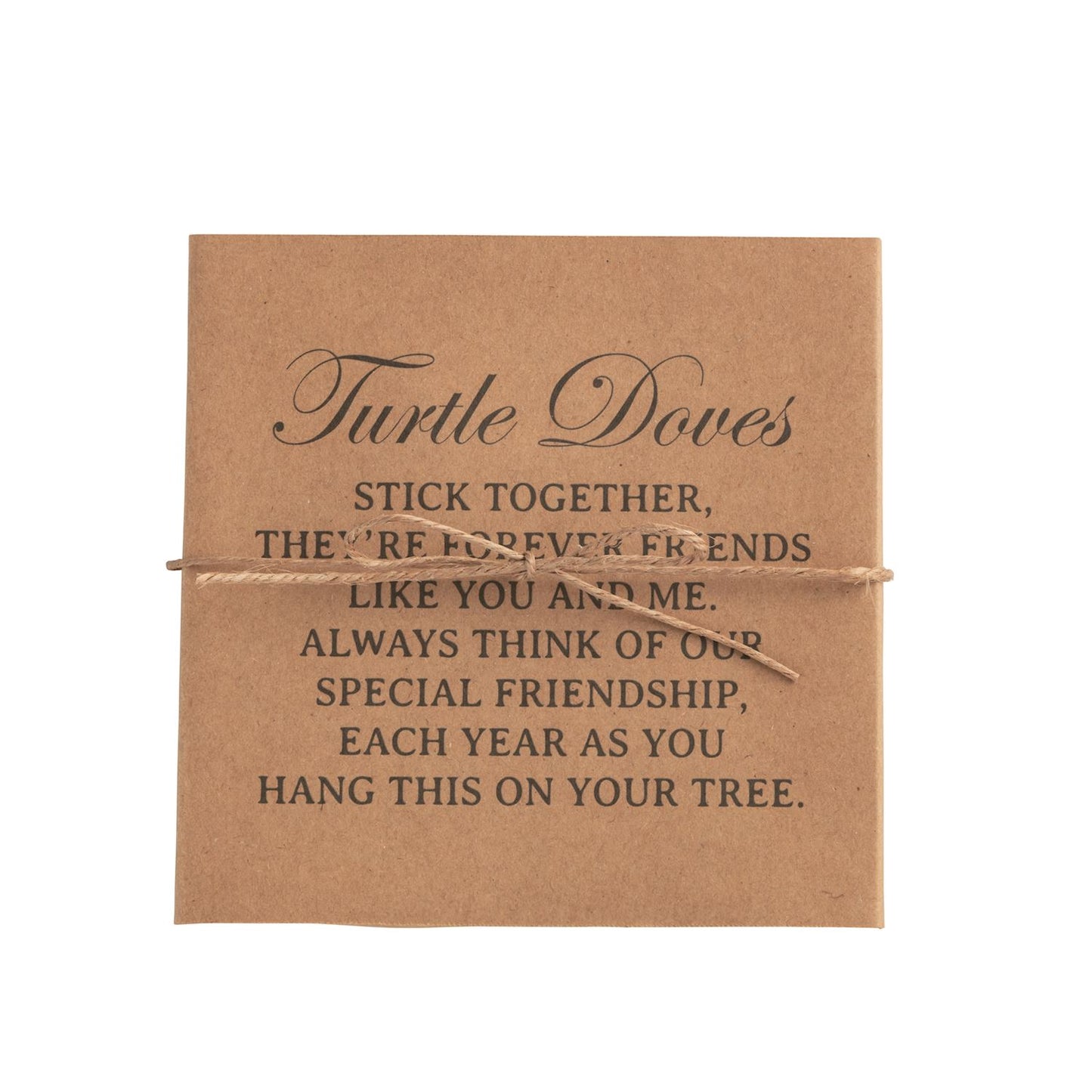 Mud Pie - Ornament - Turtle Dove - Gift Box