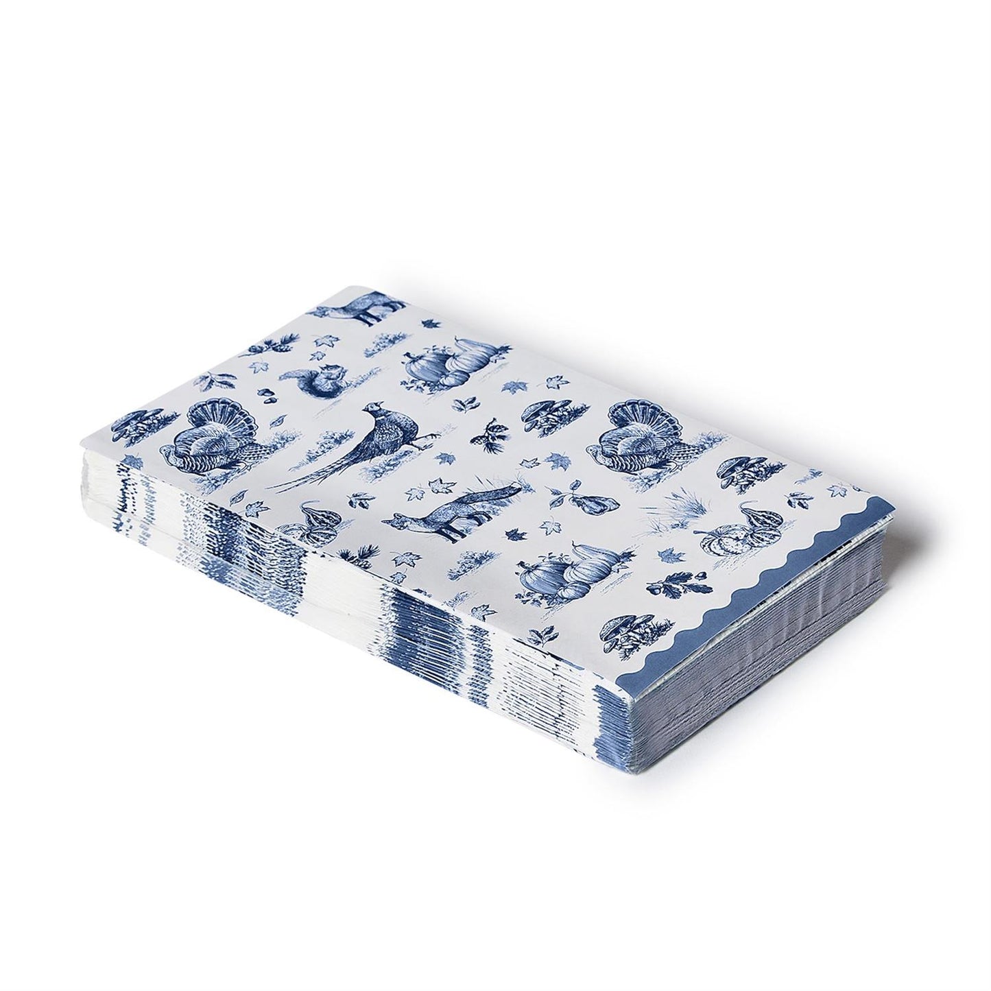 Guest Towel Napkins - Fall Blue Toile - Findlay Rowe Designs