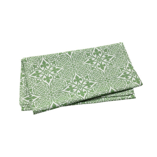 Vietri - Table Runner - Cloth - Damask Green - Findlay Rowe Designs