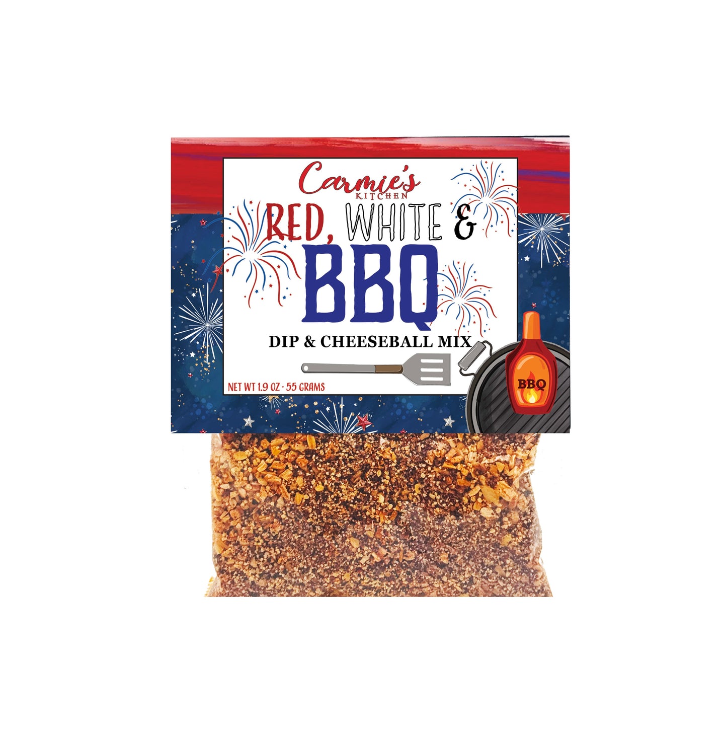 Carmie's Kitchen -  Dip Mix - Red White & BBQ - Findlay Rowe Designs