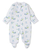 Kissy Kissy- Kissy Golf Club Blue Zip Footie - Findlay Rowe Designs
