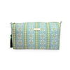 Laura Park - Signature Cosmetic Bag - Rosemary Stripe Blue - Large - Findlay Rowe Designs