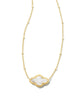 Kendra Scott - Necklace - Abbie Gold Pendant - Ivory Mother-of-Pearl - Findlay Rowe Designs