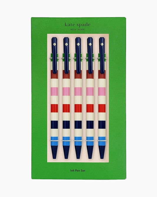 Kate Space - Adventure Stripe Pen Set - Findlay Rowe Designs