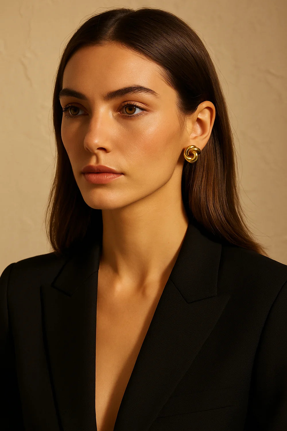 Sahira - Earrings - Arden Knotted Stud