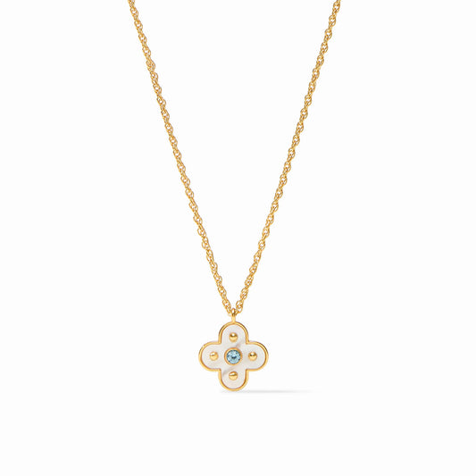 Julie Vos - Necklace  -Colette Delicate - Chalcedony Blue - Findlay Rowe Designs
