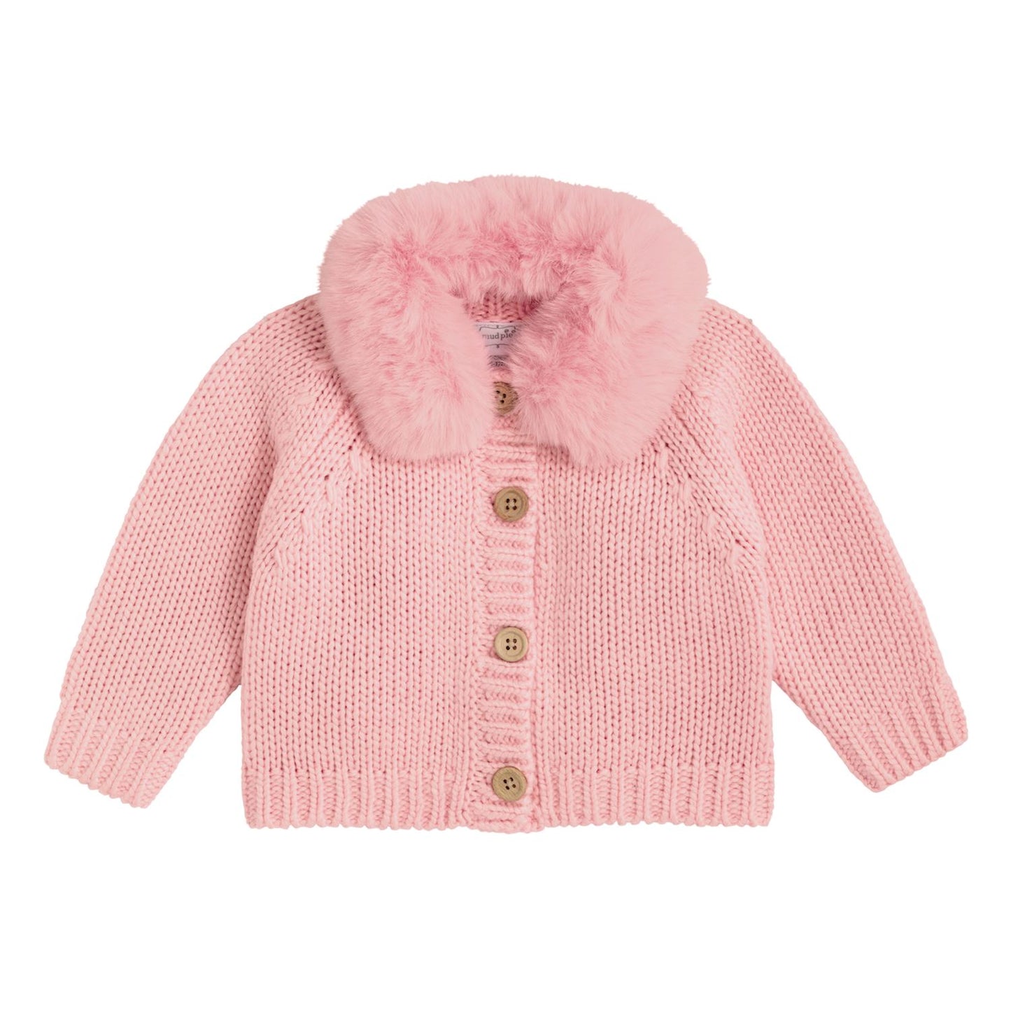Mud Pie - Baby- Fur Collar Cardigan - Findlay Rowe Designs