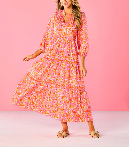 Mud Pie - Dress - Farris Maxi - Pink - Findlay Rowe Designs