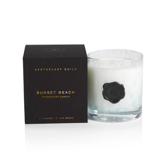 Apothecary Guild - Opal Glass Small Candle Jar - Sunset Beach - Findlay Rowe Designs