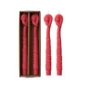 Candle - Taper - Fuchsia Flamingo Shaped Unscented - Set 2 - Findlay Rowe Designs