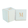 Luxe Party - Cocktail Napkins - White Gold Monogram