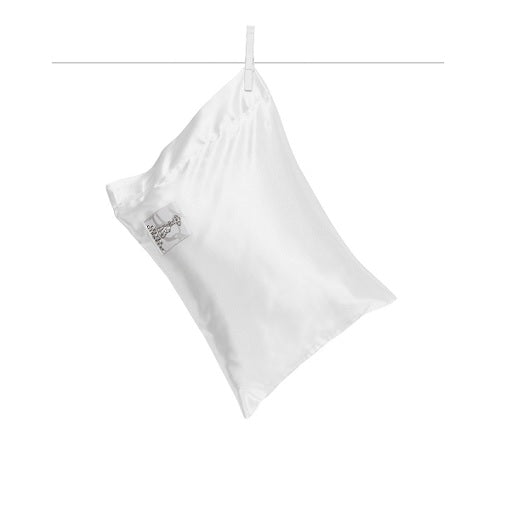 Little Giraffe- Satin Nap Pillow in White - Findlay Rowe Designs