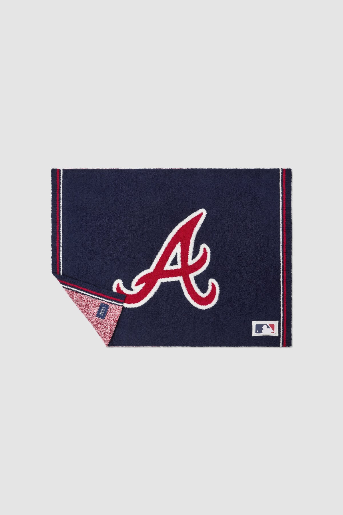 Barefoot Dreams- Stroller Blanket - Atlanta Braves - Findlay Rowe Designs