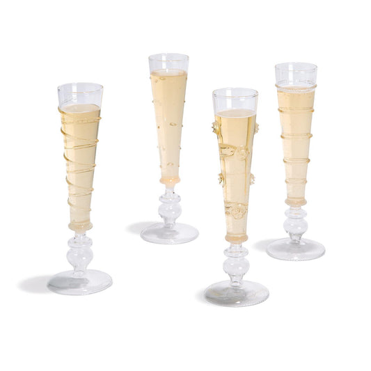 Two's Company- Verre Champagne Flutes - Findlay Rowe Designs
