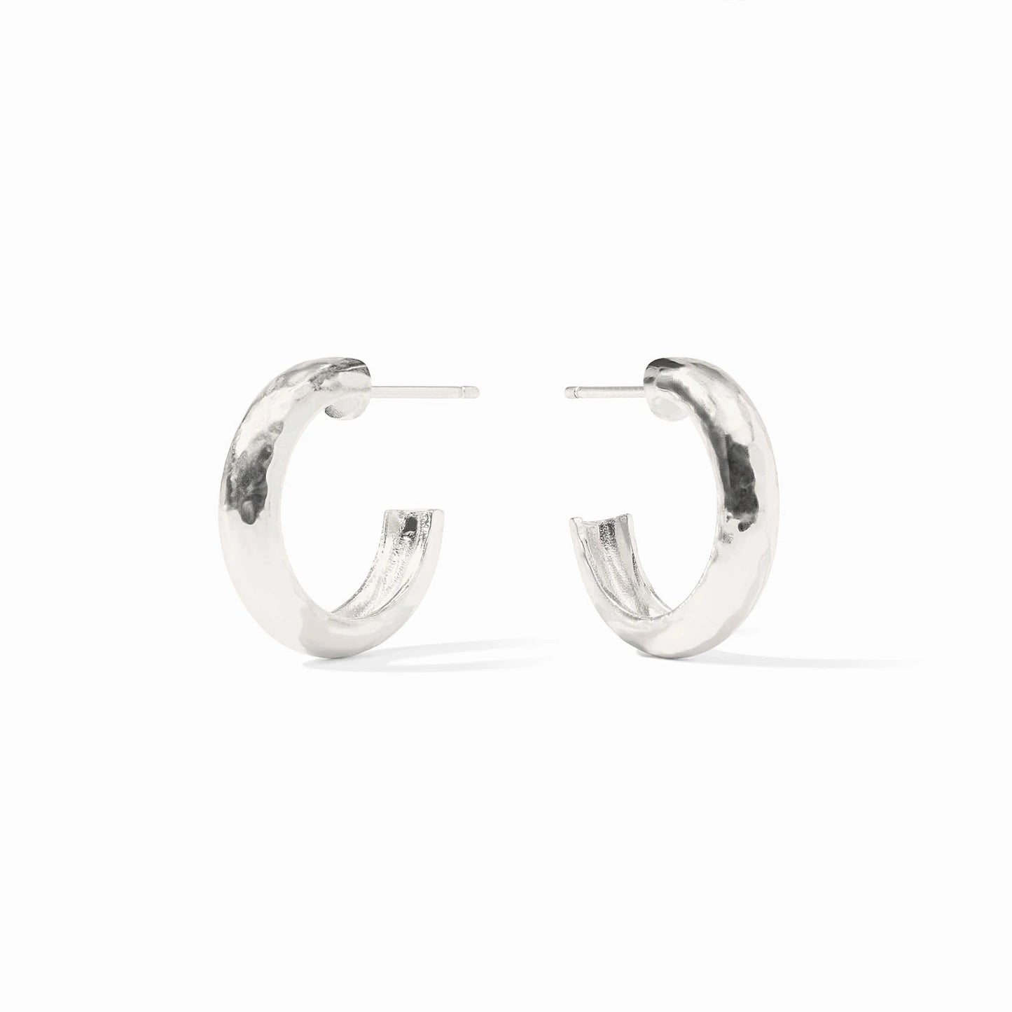 Julie Vos - Earrings - Havana Hoop - Silver