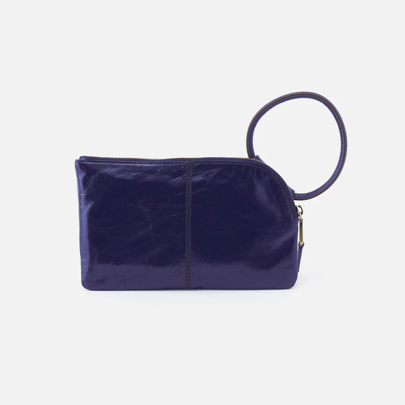 Hobo - Sable Wristlet -  Polished Leather  Winter Violet