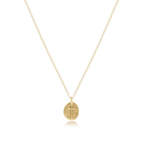 Enewton - 16in Necklace Gold - Inspire Small Gold Charm - Findlay Rowe Designs