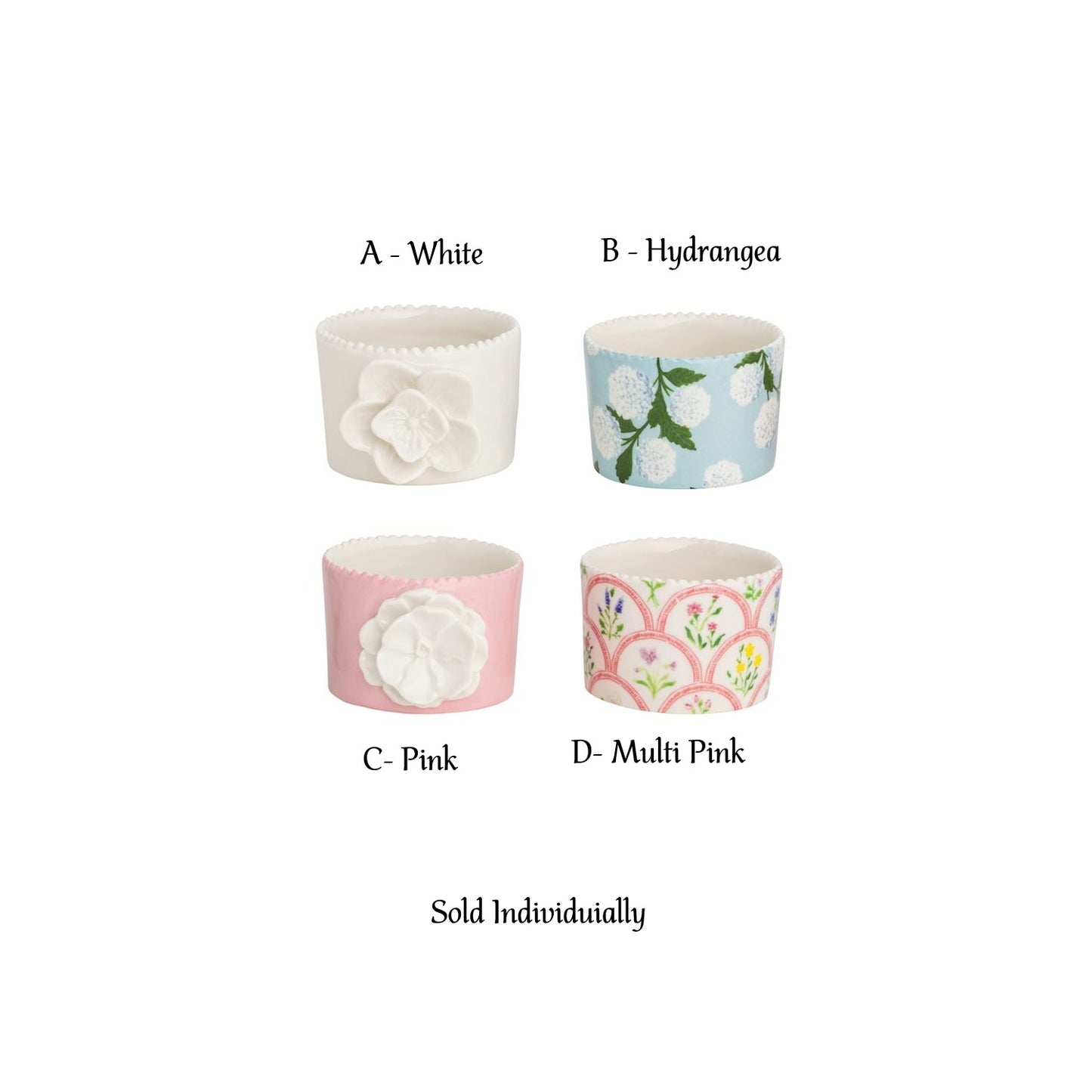 Mud Pie - Tidbit Bowls - Flower