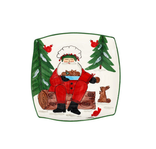 Vietri - Old St. Nick - Limited Edition 2025 Square Platter