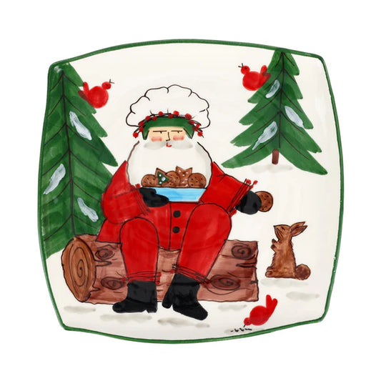 Vietri - Old St. Nick - Limited Edition 2025 Square Platter
