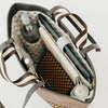 Pretty Simple Bags -  Woven Tiffany Organizer Tote Bag - Checkered Black - Findlay Rowe Designs
