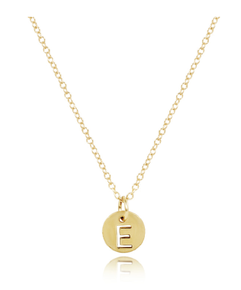 Enewton - 16 inch Necklace Gold - Respect Small Gold Disc