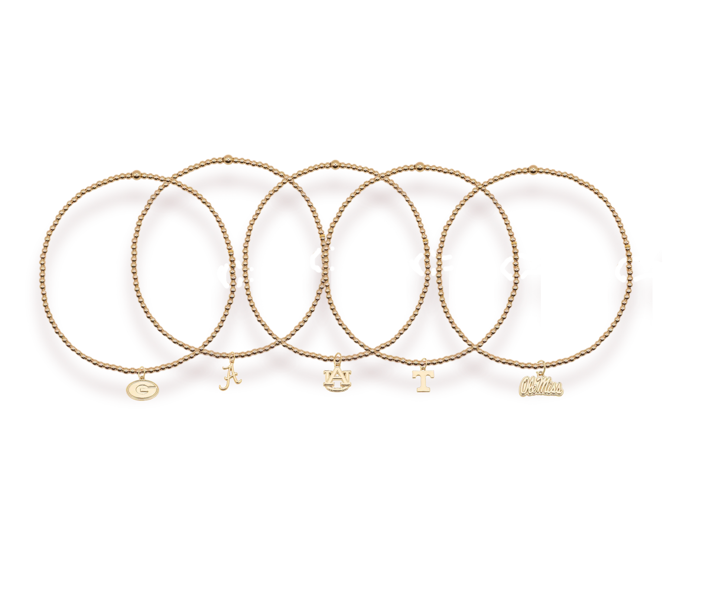 Beaded Blondes - Bracelet - Gold - Collegiate Charm