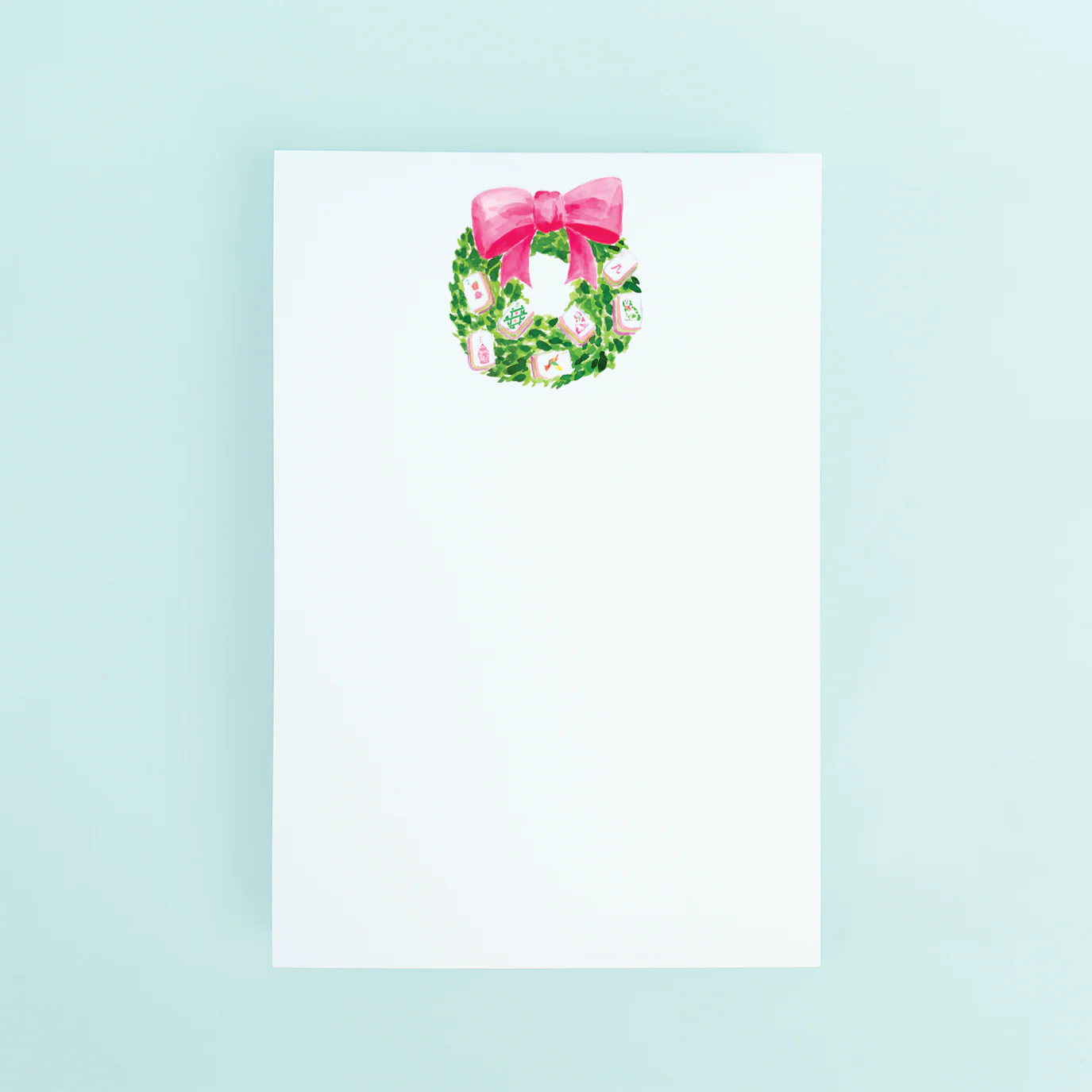 Taylor Paladino - Notepad - Mahjong Wreath - Findlay Rowe Designs