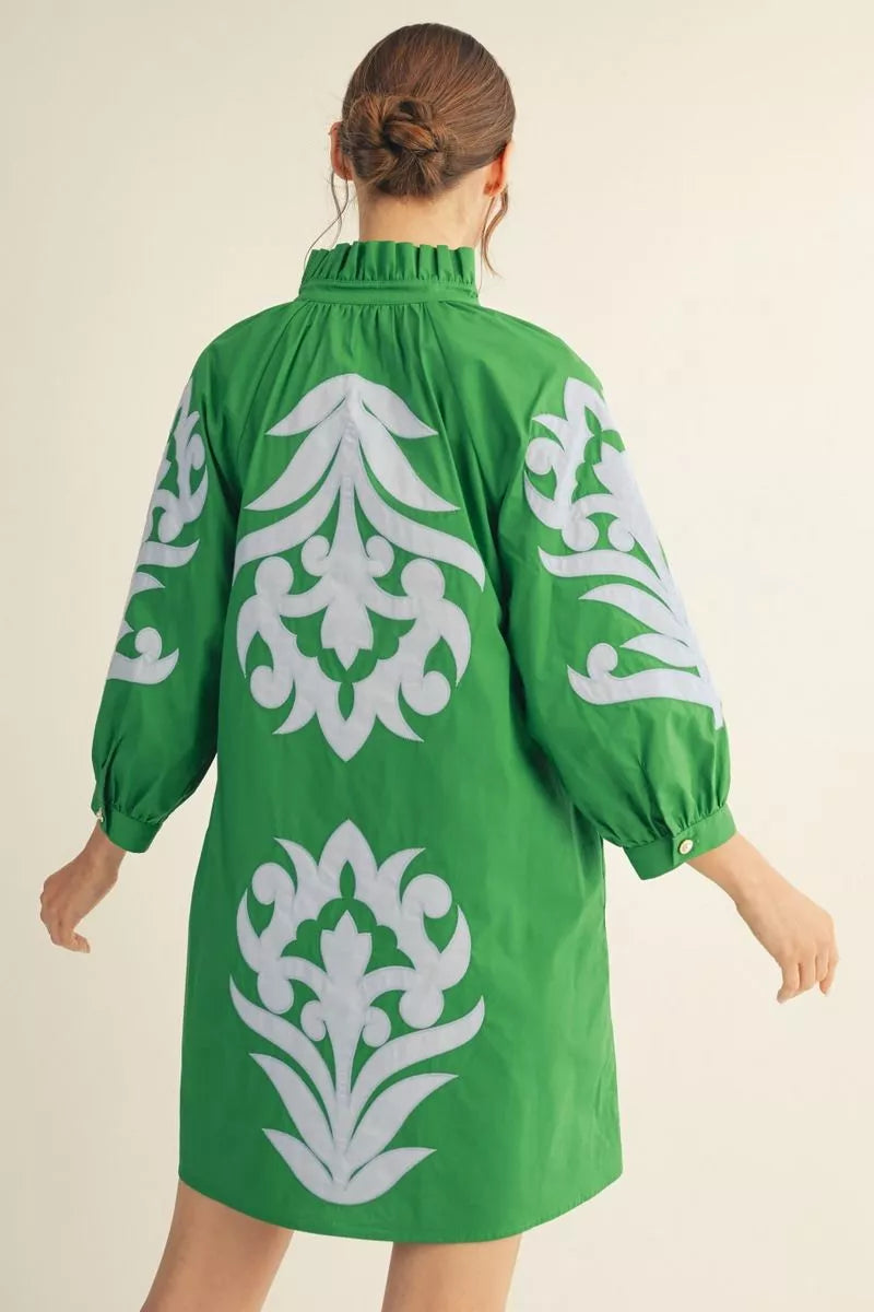 Jodifl - Dress Mini - Baroque Applique