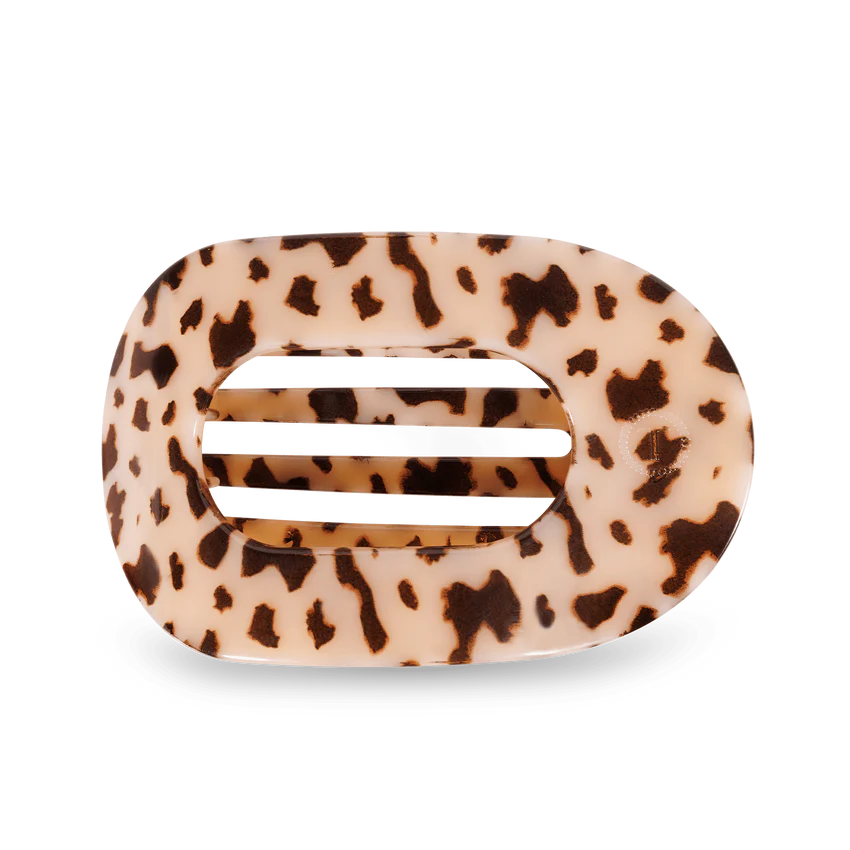 Teleties - Flat Round Clip - Blonde Tortoise - Large - Findlay Rowe Designs