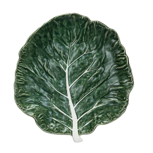 Hand-Painted Stoneware Cabbage Shaped Plate - Findlay Rowe Designs