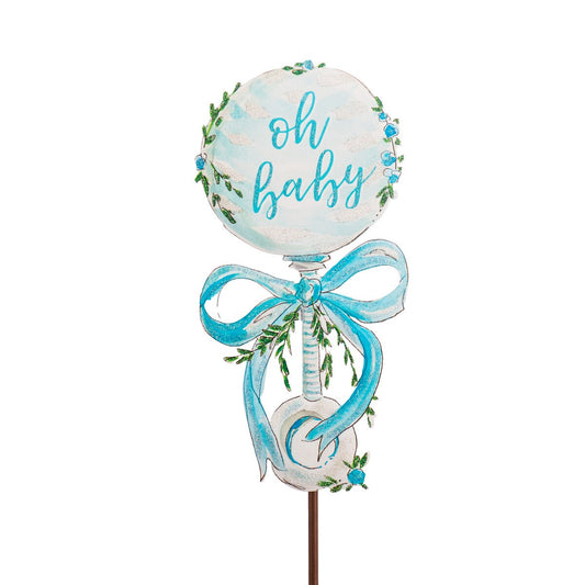 Rosanne Beck - Stake - Rattle Baby Boy - Findlay Rowe Designs