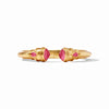 Julie Vos - Cannes Demi Cuff - Iridescent Raspberry - Findlay Rowe Designs