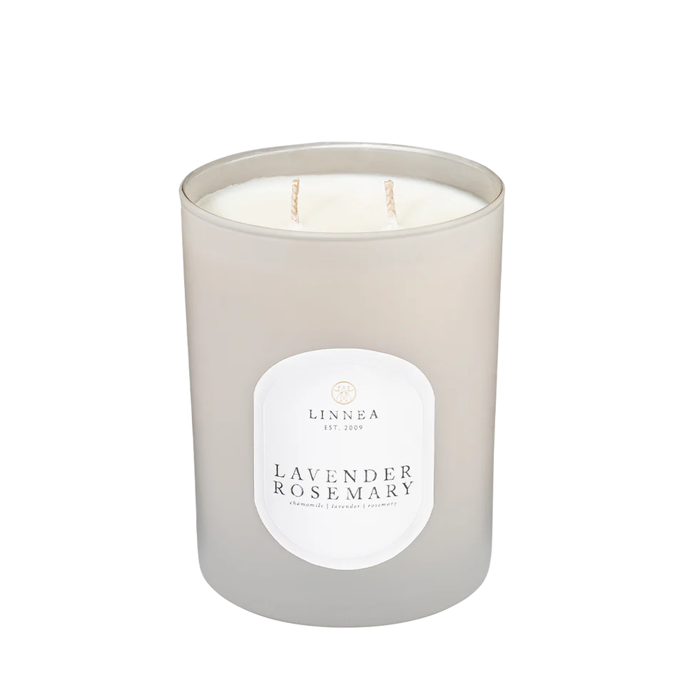 Linnea - 2-Wick Candle - Lavender Rosemary - Findlay Rowe Designs