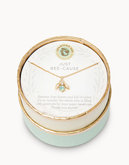 Spartina-  Sea La Vie Necklace Just Bee-cause/Little Bee Necklace - Findlay Rowe Designs