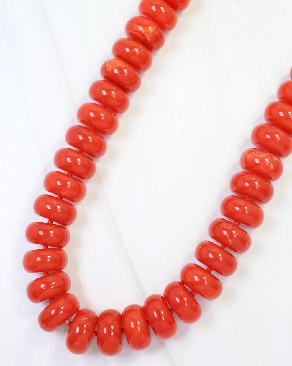 Caroline Hill - Necklace - Pipestone Marble Beaded - Findlay Rowe Designs