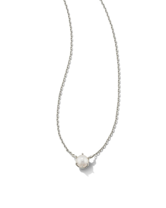 Kendra Scott - Necklace - Silver Ashton Pearl Pendant - Findlay Rowe Designs