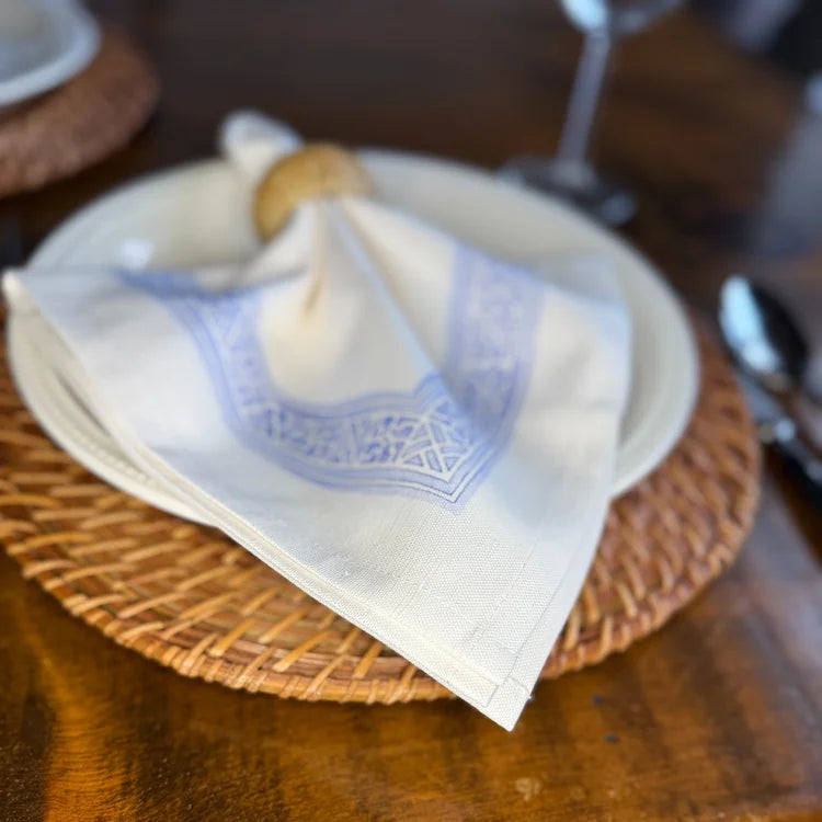 Ramsay Gourd Home - Cloth Napkins - Pagoda Indigo - Findlay Rowe Designs