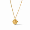 Julie Vos - Necklace - Honeybee Solitaire - Cubic Zirconia - Gold
