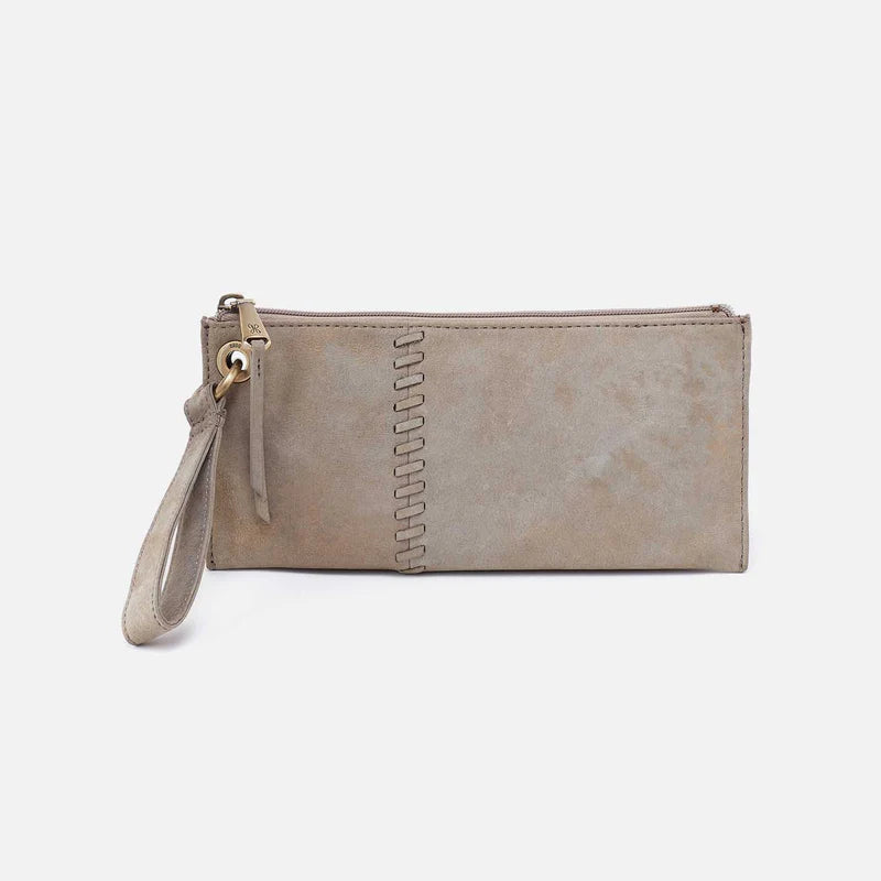 Hobo - Vida Wristlet - Nubuck Leather Golden Granite